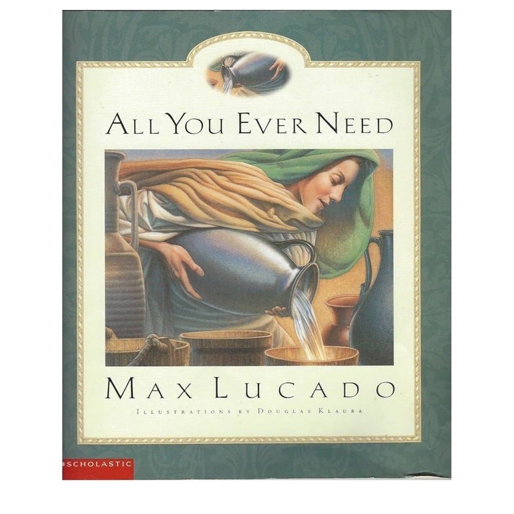 Scholastic 'All You Ever Need' Book - Green and Beige Cover